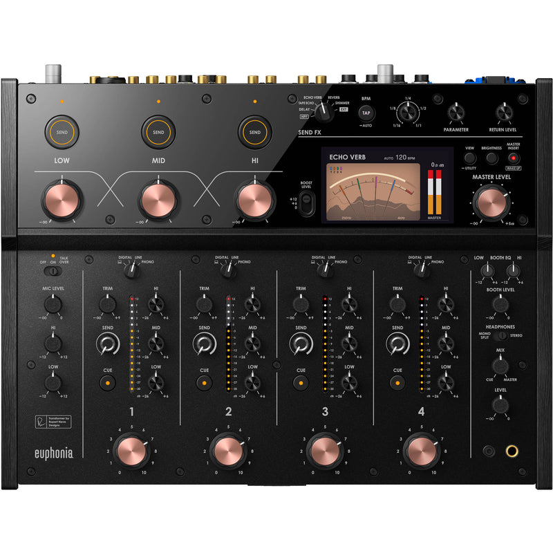 AlphaTheta Euphonia Professional 4-Channel Rotary Mixer