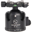 Sunwayfoto XB-52DL Low-Profile Ball Head with Arca-Type Lever Release QR Clamp