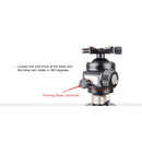 Sunwayfoto XB-52DL Low-Profile Ball Head with Arca-Type Lever Release QR Clamp