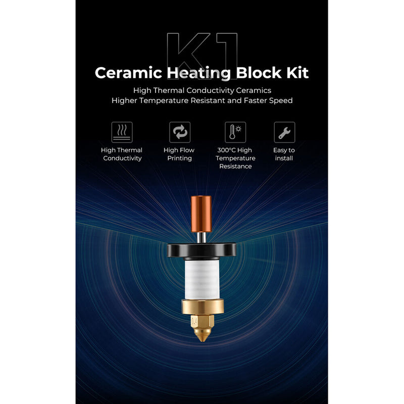 Creality K1 Ceramic Heating Block Kit