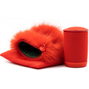 Bubblebee Industries The Spacer Bubble Windshield & Fur Cover System for Shotgun Mics (Red, XS+)