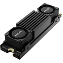 PNY XLR8 Gaming 1TB CS3150 M.2 NVMe PCIe 5.0 Internal SSD with Black Heatsink