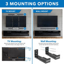 Mount-It! MI-SB50 Universal Soundbar Mount Brackets for TV And Wall Installation