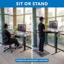 Mount-It! L-Shaped Electric Height-Adjustable Sit-Stand Desk