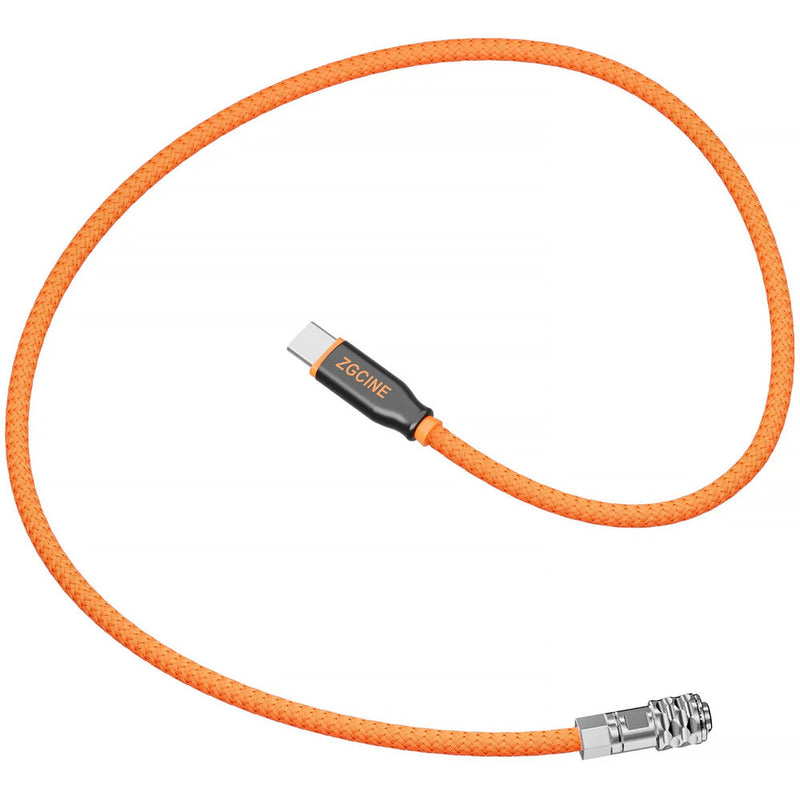 ZGCINE USB-C PD to BMPCC Power Cable with Braided Wire (23.6")