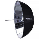 Phottix Premio Reflective Umbrella with Diffuser (33", Silver)