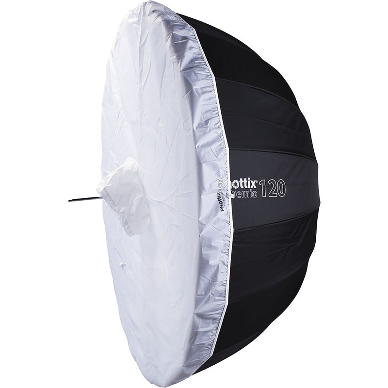 Phottix Premio Reflective Umbrella with Diffuser (47", Silver)