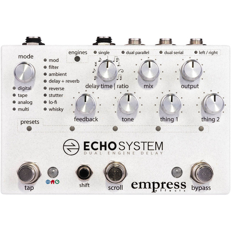 Empress Effects Echosystem Dual-Engine Delay Pedal