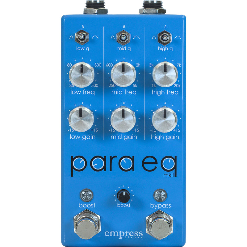 Empress Effects ParaEq MKII Parametric 3-Band Equalizer Pedal