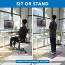 Mount-It! Standing Desk Converter with 38" Desktop (White)