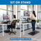 Mount-It! Standing Desk Converter with 38" Desktop (Black)