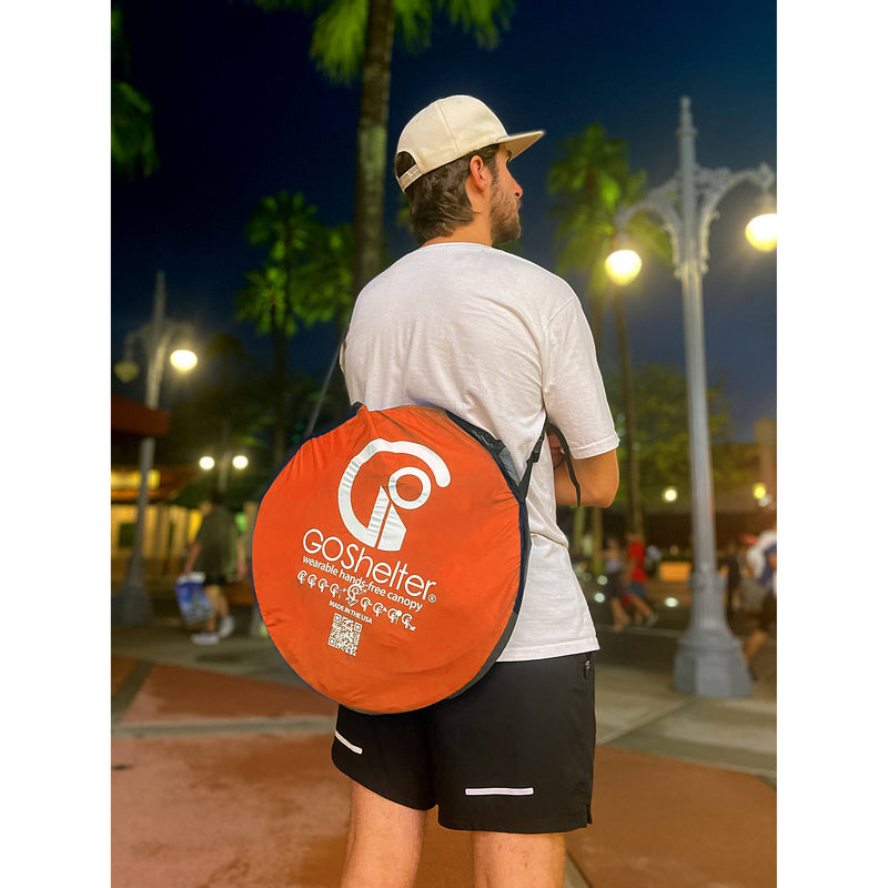 GoShelter Hands-Free Canopy (Hunter Orange/Gray)