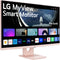 LG 27" MyView Smart Monitor (Pink)