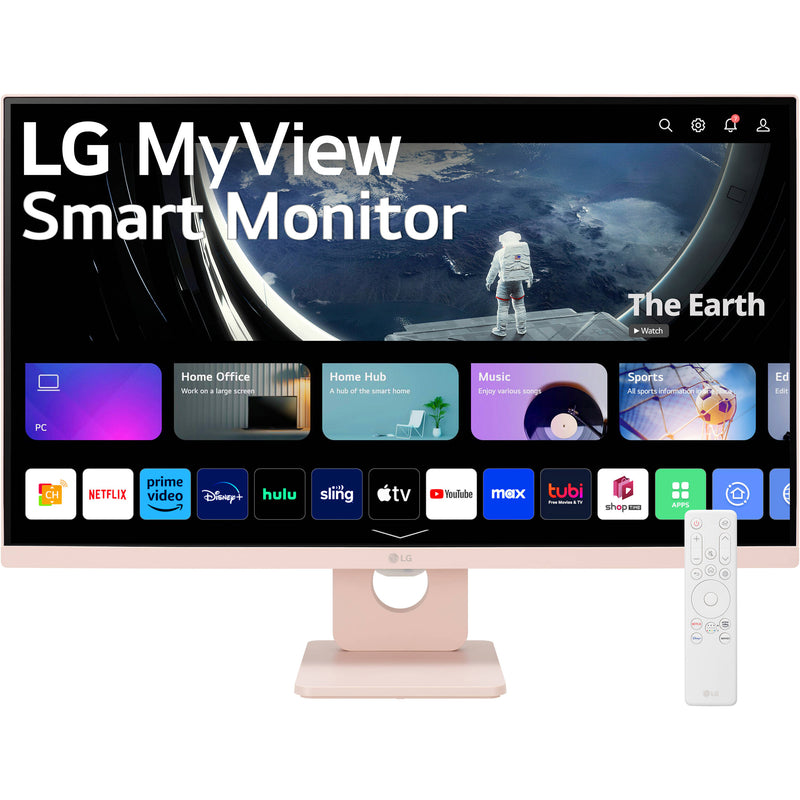 LG 27" MyView Smart Monitor (Pink)