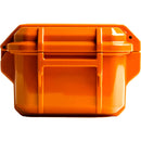 Evergreen Cases Tech Case with Rubber Liner (Orange, Large)