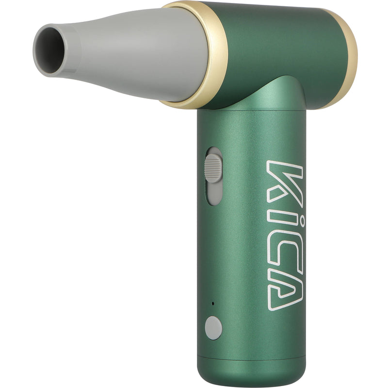 KiCA Jet Fan 2 Air Duster with Vacuum Accessory (Green)