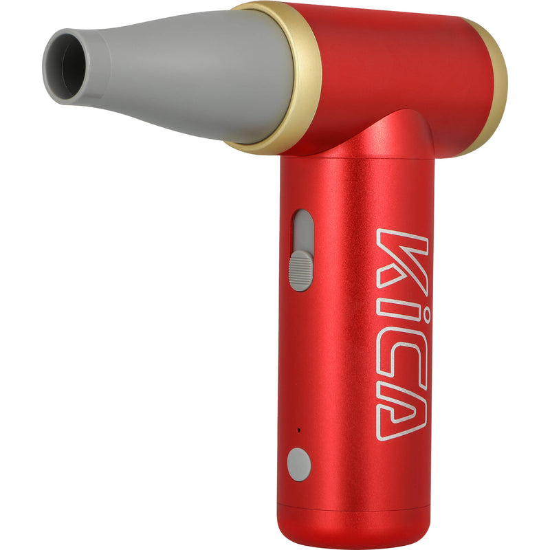 KiCA Jet Fan 2 Air Duster with Vacuum Accessory (Red)