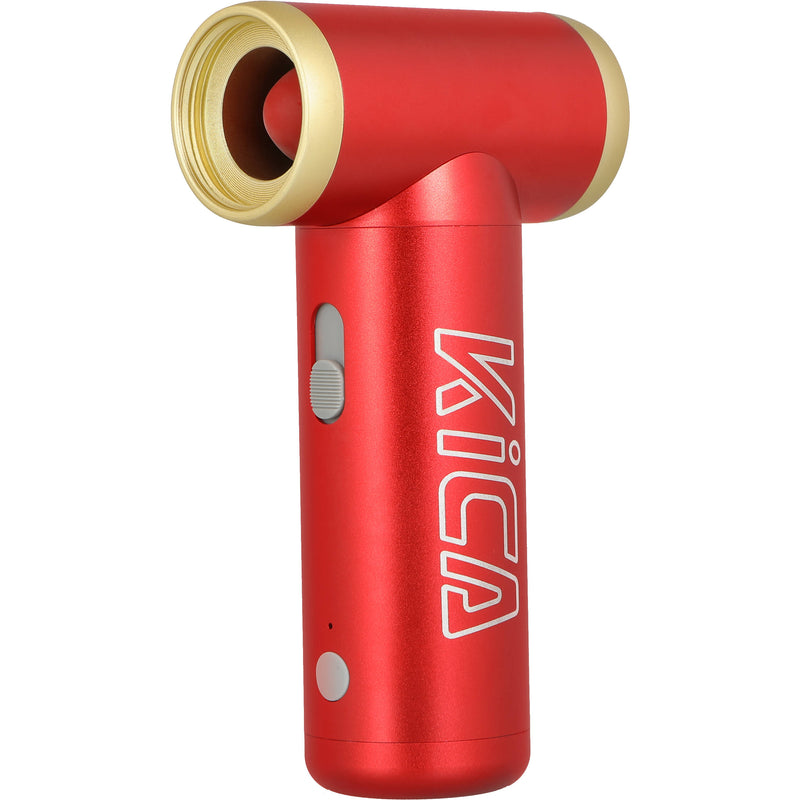 KiCA Jet Fan 2 Air Duster with Vacuum Accessory (Red)