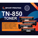 Smart Printink TN850 High-Yield Black Toner Cartridge Kit (4-Pack)