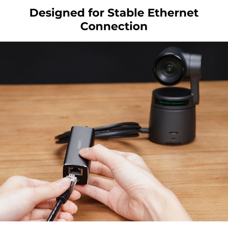 OBSBOT USB-C to Ethernet PoE Adapter