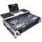 ProX ATA Flight-Style Road Case for RANE Four DJ Controller with Laptop Shelf with&nbsp;Wheels (1 RU, Aluminum)