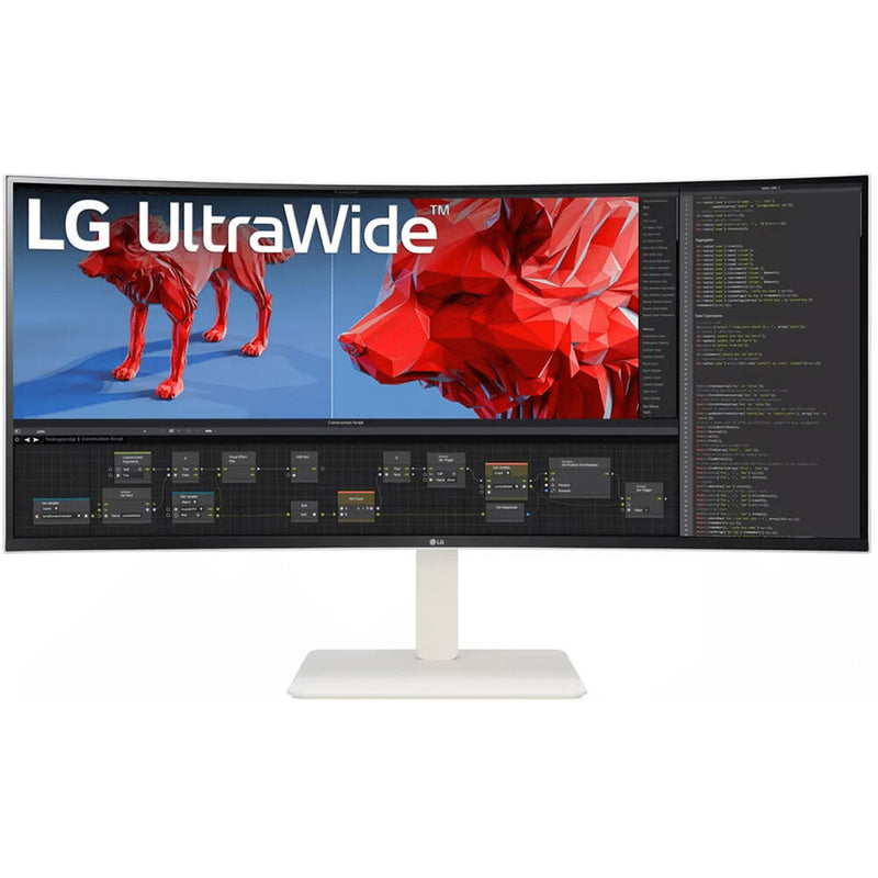 LG 38BR85QC-W 37.5" WQHD HDR 144 Hz Curved UltraWide Monitor (White)