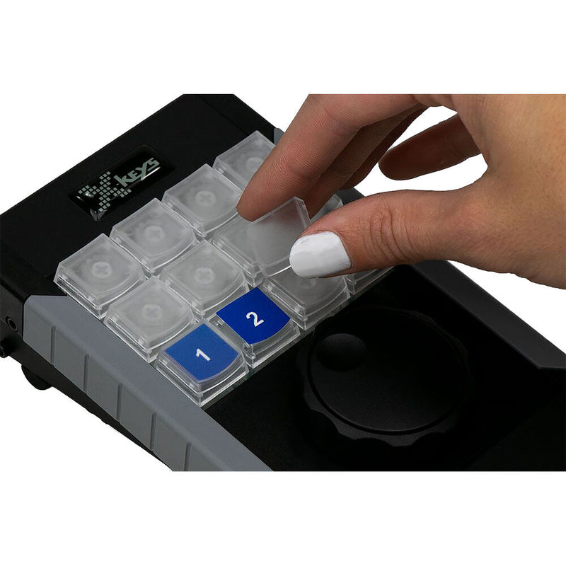 X-keys XBE-12 Jog Shuttle with Macro Keypad