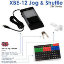 X-keys XBE-12 Jog Shuttle with Macro Keypad