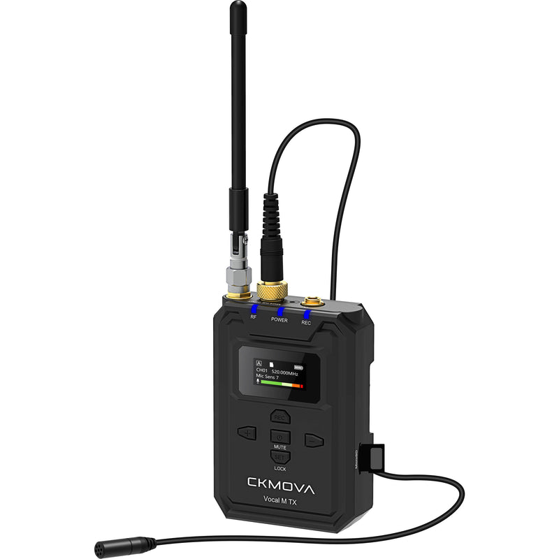 CKMOVA Vocal M V2 2-Person Wireless Microphone/Recorder System for Cameras and Mobile Devices (535 to 585 MHz)