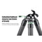 Sunwayfoto Carbon Fiber Hunting Tripod with Duo-Lever Clamp&nbsp;and SM-76 Saddle Mount