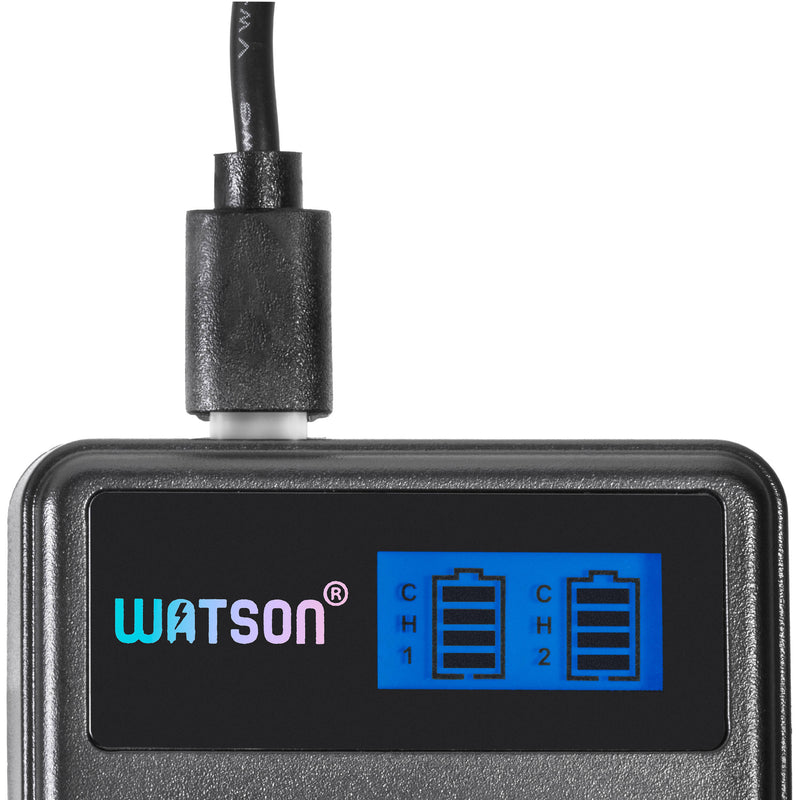 Watson Mini Duo&nbsp;USB-C Charger for Canon LP-E6, LP-E6N, and LP-E6NH Batteries