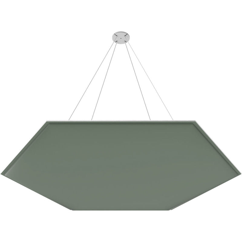 Vicoustic ViCloud VMT 3D Acoustic Panel (Hexagon, 45.6 x 41.5 x 1.2", Moss Green, 4-Pack)