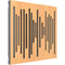 Vicoustic Wavewood Diffuser Ultra MKII Acoustic Panel (Natural Oak with Gray Channels, 3-Pack)