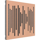 Vicoustic Wavewood Diffuser Ultra MKII Acoustic Panel (Metallic Copper with Gray Channels, 3-Pack)