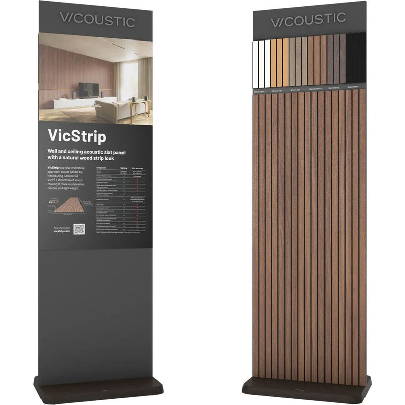 Vicoustic VicStrip Sample Finish Display (78.7 x 23.4")