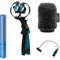 Schoeps MiniCMIT RAD-3 Set Short Shotgun Microphone with Radius RAD-3 Shockmount and Nimbus Windshield (Blue)