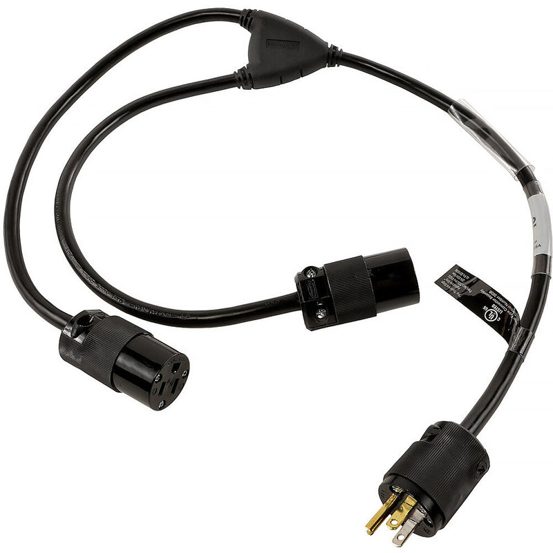 Lex Products Molded Y Edison Two-Fer Cable (3')