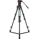 Sachtler 75/2 Mark II Aluminum Tripod System with FSB 4 Fluid Head & Ground Spreader