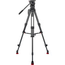 Sachtler 75/2 Mark II Carbon Fiber Tripod System with FSB 4 Fluid Head & Mid-Level Spreader