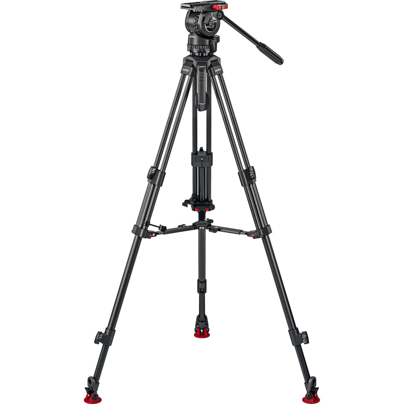 Sachtler 75/2 Mark II Carbon Fiber Tripod System with FSB 4 Fluid Head & Mid-Level Spreader