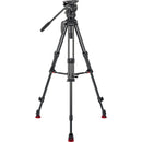 Sachtler 75/2 Mark II Carbon Fiber Tripod System with FSB 6 MK II Fluid Head & Mid-Level Spreader