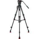 Sachtler 75/2 Mark II Carbon Fiber Tripod System with FSB 8 MK II Fluid Head & Mid-Level Spreader