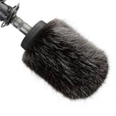 Bubblebee Industries Windkiller Fur Slip-On Wind Protector for 18 to 24mm Mics (XS+, Black)