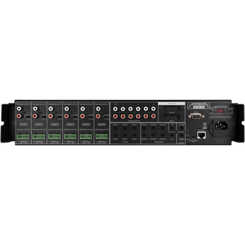 PulseAudio PA66MK2 6x6 Audio Distribution Amplifier