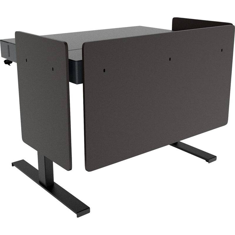 Heckler Modesty Panel Set with Custom Logo for Lectern 4U (Black Laminate)