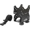 Rocstor Thin Client PC Monitor Mount, Heavy-Duty VESA Mounting Bracket & Under Desk Computer Mount (Black)