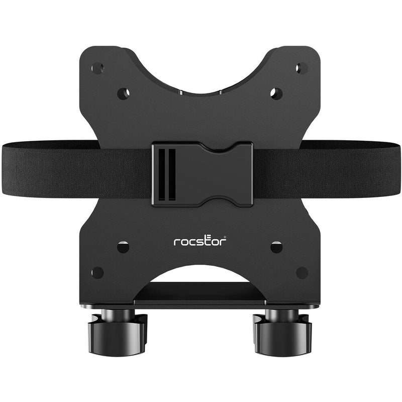 Rocstor Thin Client PC Monitor Mount, Heavy-Duty VESA Mounting Bracket & Under Desk Computer Mount (Black)