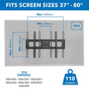 Mount-It! MI-396 Full-Motion Outdoor TV Wall Mount for 37 to 80" Displays