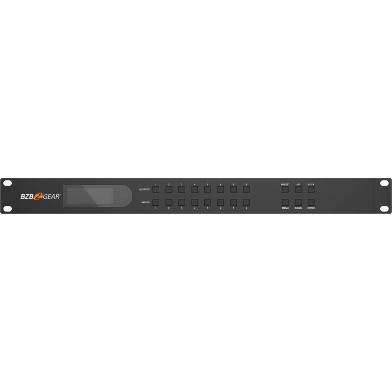 BZBGEAR 8x8 UHD 4K Seamless HDMI Matrix Switcher/Video Wall Processor