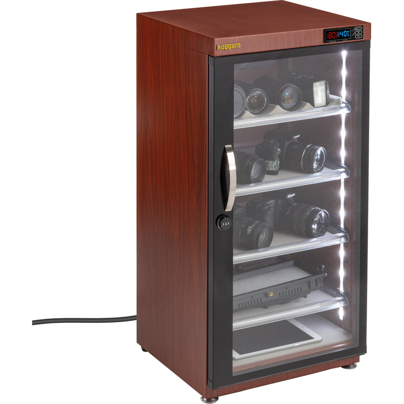 Ruggard EDC-125LC-RM Electronic Dry Cabinet (Red Mahogany, 125L)